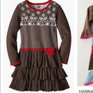 HANNA ANDERSSON FAIR ISLE SWEATER DRESS